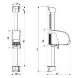 Suszarka do włosów MERIDA NEPTUNE BASENOWA, czarna