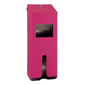 Pojemnik na tampony i podpaski, malowany, kolor fuksja