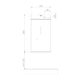 Bezdotykowy automatyczny dozownik mydła w pianie, MERIDA STELLA WHITE LINE AUTOMATIC na jednorazowe wkłady 1000 g, biały