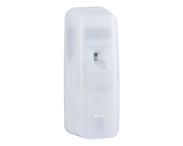 Elektroniczny odświeżacz powietrza LCD MERIDA HARMONY, tworzywo, biały transparentny