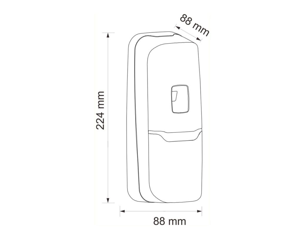 Elektroniczny odświeżacz powietrza MERIDA HARMONY BLUETOOTH, tworzywo, biały transparentny