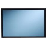 Lustro w ramie metalowej - czarnej MERIDA STELLA BLACK LINE, 40 x 60 cm