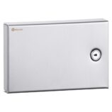 Pojemnik na rękawice foliowe MERIDA STELLA, pojemność 100 szt. rękawic, stal matowa