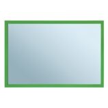 Lustro w ramie metalowej - zielonej MERIDA STELLA GREEN LINE, 40 x 60 cm
