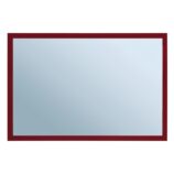 Lustro w ramie metalowej - czerwonej MERIDA STELLA RED LINE, 40 x 60 cm