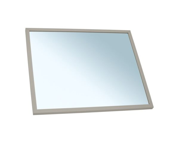 Lustro w ramie metalowej - szarej kamiennej MERIDA STELLA STONE GREY LINE, 50 x 60 cm Lustro w ramie metalowej - szarej kamiennej MERIDA STELLA STONE GREY LINE, 50 x 60 cm