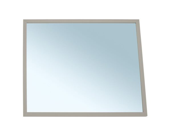 Lustro w ramie metalowej - szarej kamiennej MERIDA STELLA STONE GREY LINE, 50 x 60 cm Lustro w ramie metalowej - szarej kamiennej MERIDA STELLA STONE GREY LINE, 50 x 60 cm