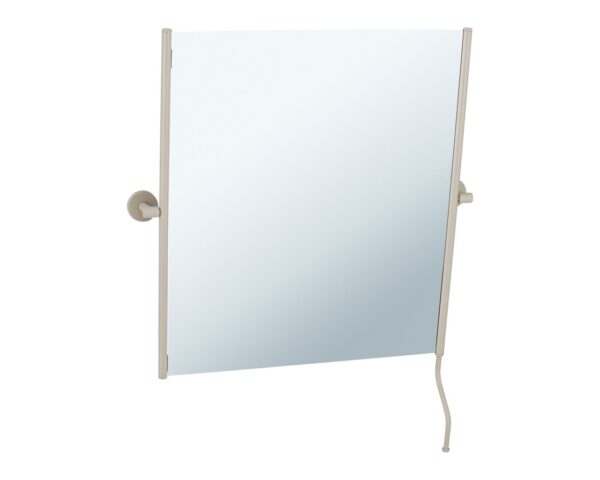 Lustro uchylne w oprawie szarej jedwabistej matowej z uchwytem ułatwiającym regulację kąta nachylenia MERIDA STELLA SILK GREY LINE, 50 x 60 cm Lustro uchylne w oprawie szarej jedwabistej matowej z uchwytem ułatwiającym regulację kąta nachylenia MERIDA STELLA SILK GREY LINE, 50 x 60 cm