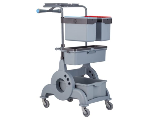 Wózek kuwetowy, szary