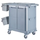 Wózek sprzątający MERIDA OPERA, kuwetowy, szary