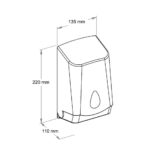 Pojemnik na papier toaletowy w listkach MERIDA UNIQUE ORANGE SPARK LINE