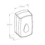 Automatyczny bezdotykowy dozownik mydła w pianie MERIDA UNIQUE AUTOMATIC EXCLUSIVE CARBON SPARK LINE