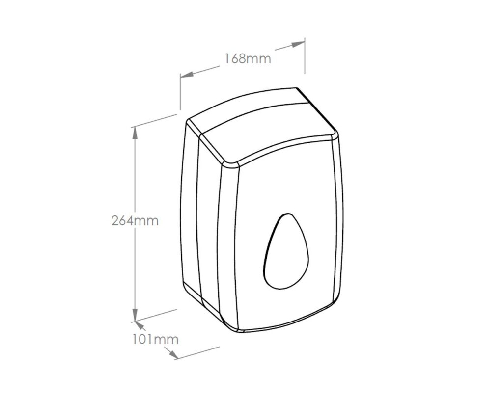 Automatyczny bezdotykowy dozownik mydła w pianie MERIDA UNIQUE AUTOMATIC ORANGE LINE