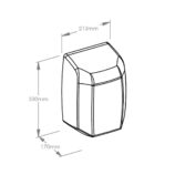 Suszarka do rąk MERIDA MACHFLOW RED LINE, czerwona