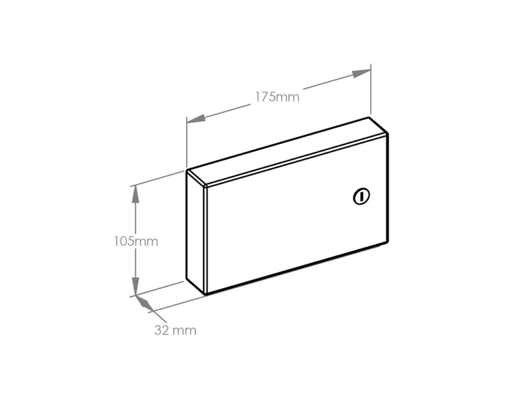 Pojemnik na rękawice foliowe MERIDA STELLA, pojemność 100 szt. rękawic, stal matowa