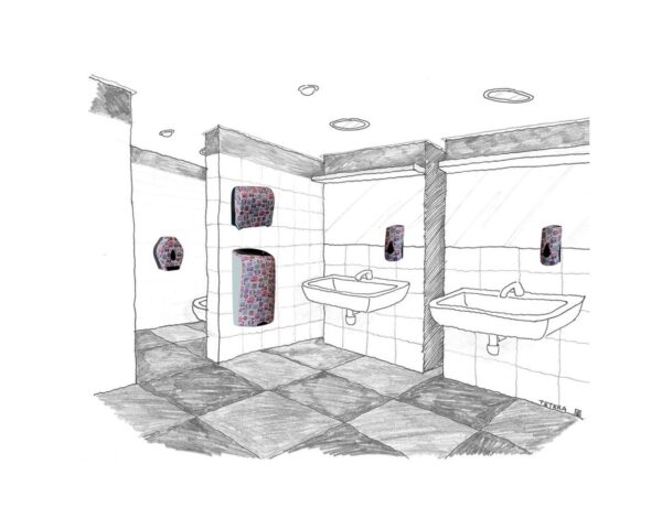 Pojemnik na papier toaletowy MERIDA UNIQUE JOY LINE Pojemnik na papier toaletowy MERIDA UNIQUE JOY LINE