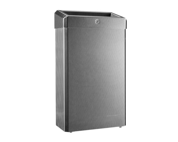 Kosz otwarty MERIDA INOX DESIGN - PINSTRIPE, poj. 27 l