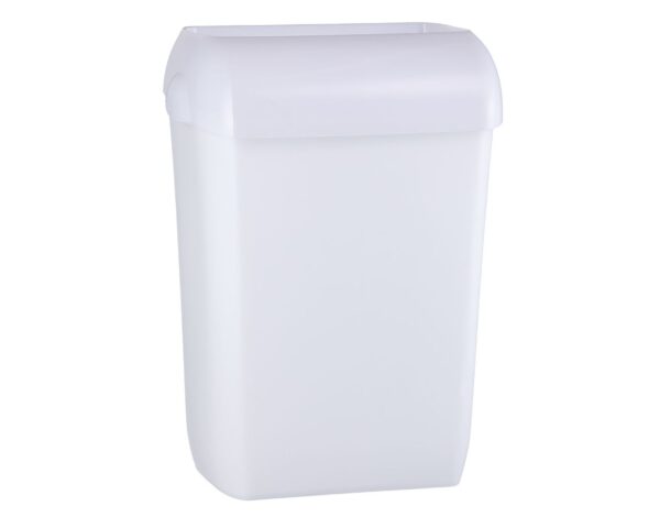 Kosz otwarty wiszący MERIDA HARMONY, pojemność 43 l, tworzywo, biały transparentny