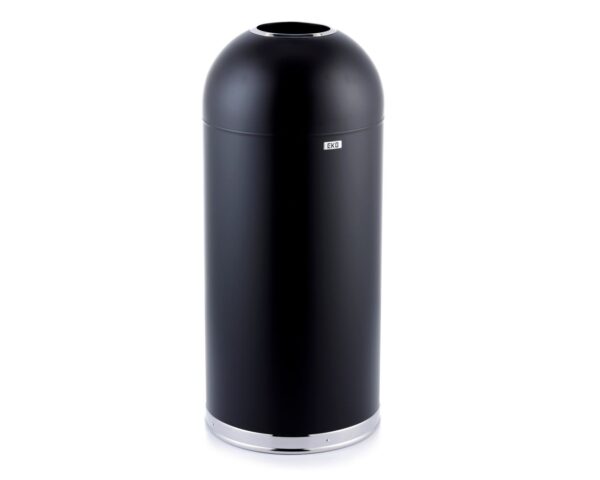 Kosz otwarty OPEN o pojemności 56,8 l, metalowy, czarny