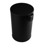 Kosz pedałowy TOP SILENT LUNA, pojemność 12 l, metalowy, czarny matowy