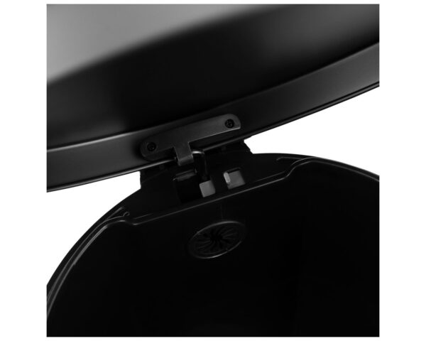 Kosz pedałowy TOP SILENT LUNA, pojemność 30 l, metalowy, czarny matowy Kosz pedałowy TOP SILENT LUNA, pojemność 30 l, metalowy, czarny matowy