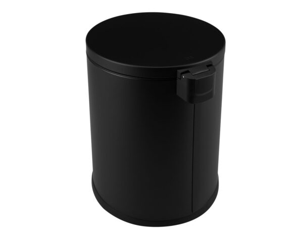 Kosz pedałowy TOP SILENT LUNA, pojemność 20 l, metalowy, czarny matowy Kosz pedałowy TOP SILENT LUNA, pojemność 20 l, metalowy, czarny matowy