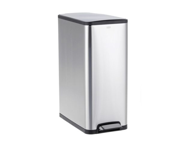 Kosz prostokątny CUBE SLIM pojemność 45 l, stal matowa Kosz prostokątny CUBE SLIM pojemność 45 l, stal matowa