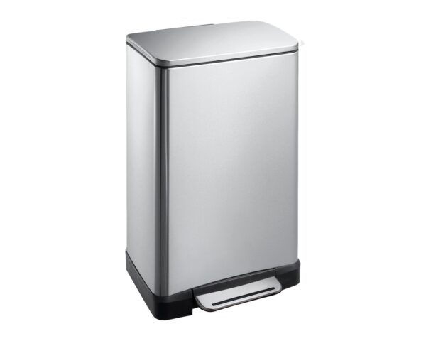 Kosz prostokątny CUBE, pojemność 30 l, stal matowa Kosz prostokątny CUBE, pojemność 30 l, stal matowa