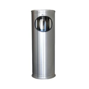 Popielnica stojąca, stal matowa