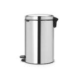 Kosz pedałowy NEWICON pojemność 20 l stal polerowana