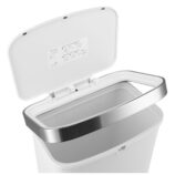 Kosz pedałowy MERIDA ECO PAPER, pojemność 50 l, tworzywo sztuczne, biały