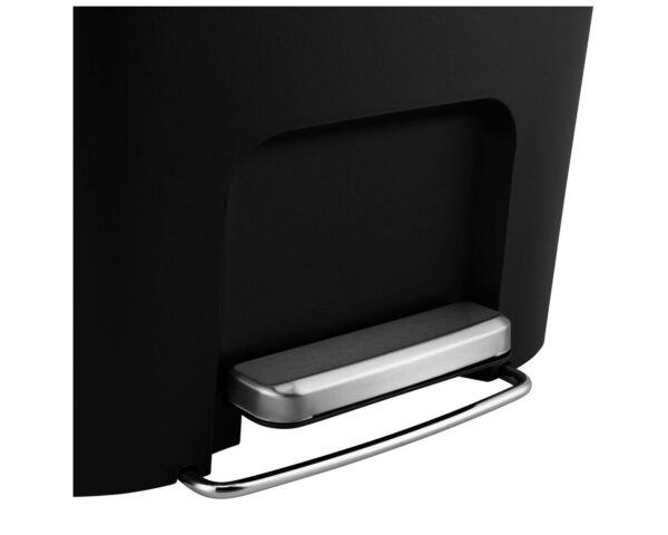 Kosz pedałowy MERIDA ECO PAPER, pojemność 50 l, tworzywo sztuczne, czarny Kosz pedałowy MERIDA ECO PAPER, pojemność 50 l, tworzywo sztuczne, czarny