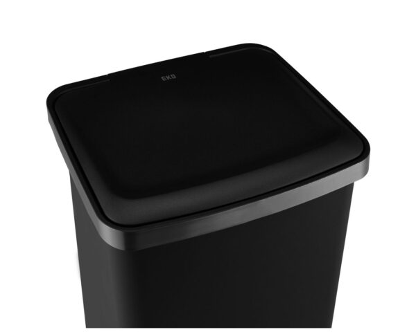 Kosz pedałowy HANA, pojemność 45 l, tworzywo sztuczne, czarny Kosz pedałowy HANA, pojemność 45 l, tworzywo sztuczne, czarny