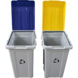 Kosz z tworzywa do segregacji mały 33 l