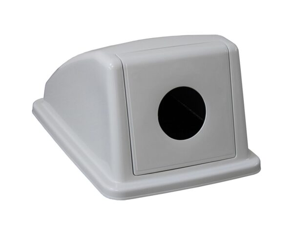 Pokrywa kosza KJS705, szara, z okrągłym otworem