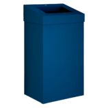 Kosz na odpady otwarty MERIDA STELLA BLUE LINE, pojemność 45 l, niebieski