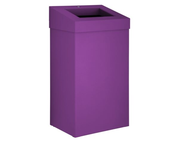 Kosz na odpady otwarty MERIDA STELLA VIOLET LINE, pojemność 45 l, filoetowy Kosz na odpady otwarty MERIDA STELLA VIOLET LINE, pojemność 45 l, filoetowy