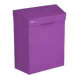 Kosz do damskich toalet MERIDA STELLA VIOLET LINE 4,5 l, fioletowy