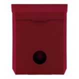 Kosz do damskich toalet MERIDA STELLA RED LINE z pojemnikiem na torebki higieniczne, pojemność 4,4 l, czerwony