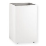 Kosz podblatowy na kółkach MERIDA STELLA WHITE LINE, pojemność 60 l, biały