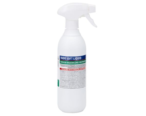 MERIDA VADO SOFT bezalkoholowy płyn do higienicznej dezynfekcji rąk i powierzchni, butelka ze spryskiwaczem 500 ml
