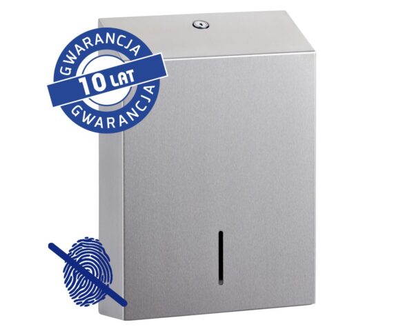 Pojemnik na ręczniki składane MERIDA STELLA SLIM Anti-FingerPrint MAXI, stal matowa z powłoką AFP