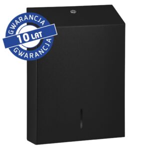 Pojemnik na ręczniki składane MERIDA STELLA SLIM BLACK LINE MAXI, czarny