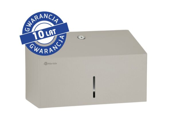 Pojemnik na ręczniki składane MERIDA STELLA STONE GREY LINE MINI, szary kamienny