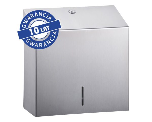 Pojemnik na ręczniki składane MERIDA STELLA MAXI, stal matowa