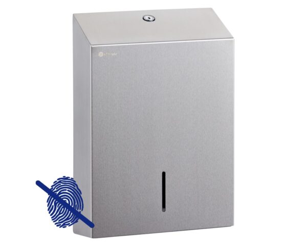 Pojemnik na ręczniki składane MERIDA STELLA SLIM Anti-FingerPrint MAXI, stal matowa z powłoką AFP Pojemnik na ręczniki składane MERIDA STELLA SLIM Anti-FingerPrint MAXI, stal matowa z powłoką AFP