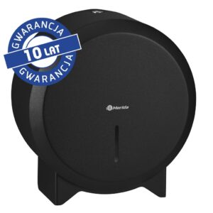 Pojemnik na papier toaletowy MERIDA STELLA BLACK LINE MINI, średnica papieru do 19 cm, czarny