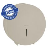 Pojemnik na papier toaletowy MERIDA STELLA SILK GREY LINE MAXI, średnica papieru do 23 cm, szary jedwabisty