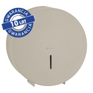 Pojemnik na papier toaletowy MERIDA STELLA SILK GREY LINE MAXI, średnica papieru do 23 cm, szary jedwabisty