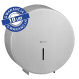 Pojemnik na papier toaletowy MERIDA STELLA MAXI, średnica papieru do 23 cm, stal matowa